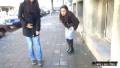Two Girls Desperate In Public Completely Piss Their Sexy Blue Jeans! 